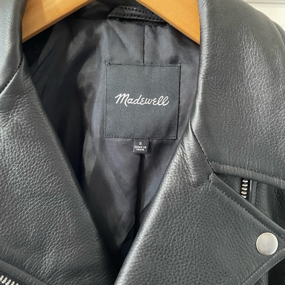 Madewell Black Leather Jacket